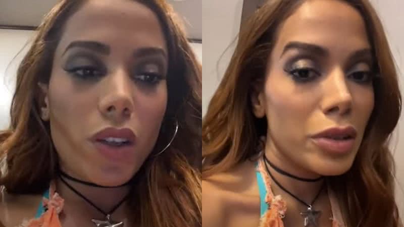 Anitta contou aos seguidores sobre uma proibição que recebeu de sua gravadora internacional - Reprodução/Instagram