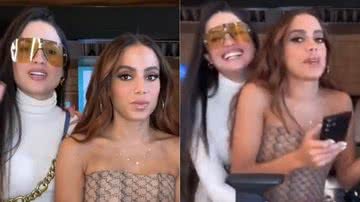 Anitta está sendo acusada de menosprezar Juliette Freire ao publicar um vídeo com a ex-BBB - Reprodução/TikTok