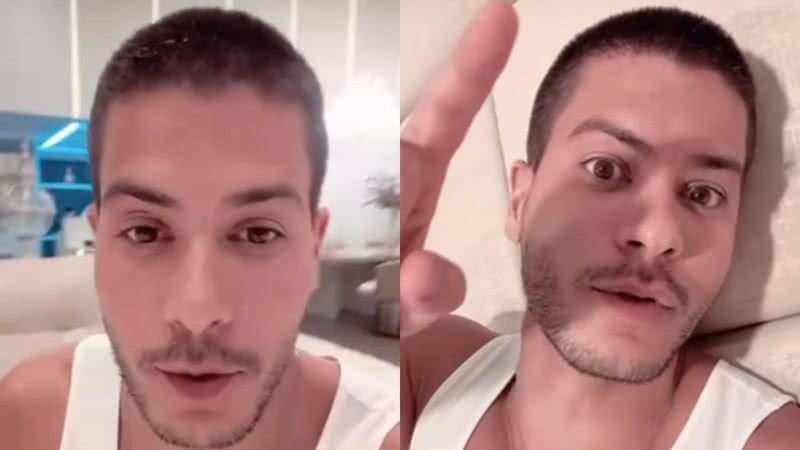 Ex-BBB Arthur Aguiar vira chacota ao fazer sorteio de celular: "Que decadência" - Reprodução/Instagram