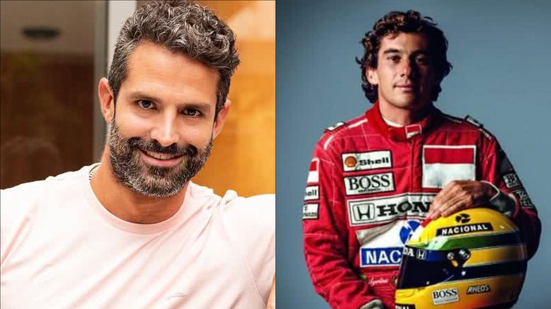 Lembra dele? Iran Malfitano tatua imagem de Ayrton Senna na perna: "Era um sonho" - Reprodução/Instagram