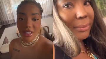 Ludmilla surpreendeu sua mãe com um vídeo especial e lhe mostrou emocionada nas redes sociais - Reprodução/Instagram