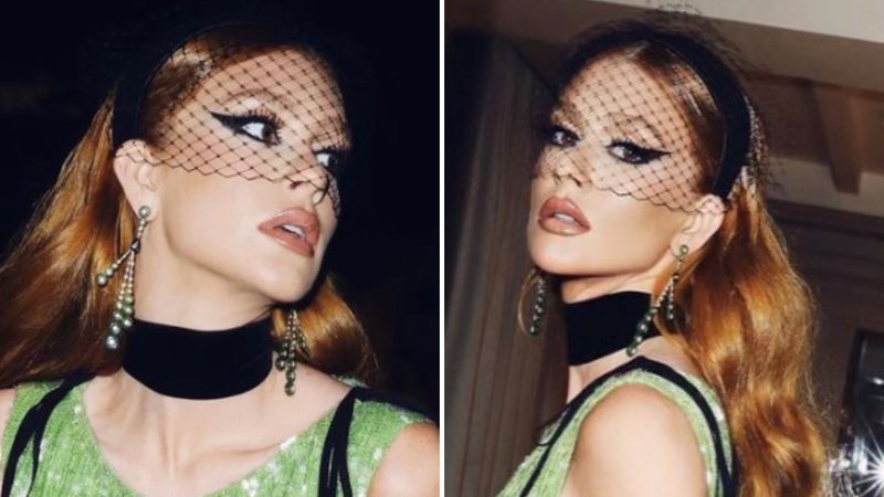 Marina Ruy Barbosa vai à baile de máscaras com vestido luxuoso de R$ 23 mil: "Esplêndida" - Reprodução/TV Globo