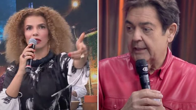 Vanessa da Mata diz que teve vontade de mandar Faustão calar a boca: "Nervosa" - Reprodução/Band