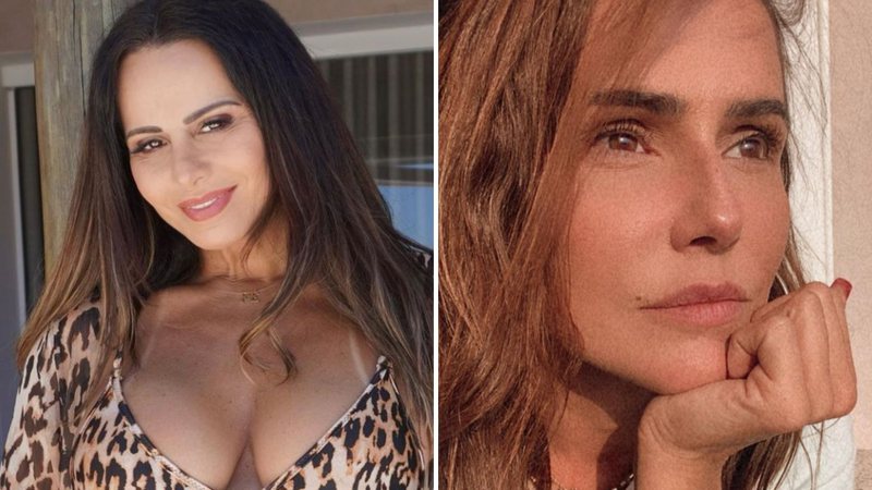 Vem aí? Deborah Secco sonda vaga de Viviane Araújo e pede ajuda para o cunhado - Reprodução/TV Globo