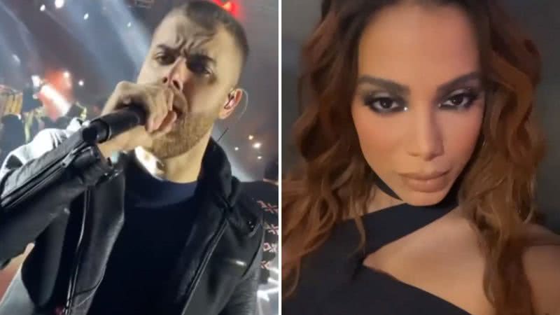 Zé Neto para show e volta a alfinetar Anitta com discurso polêmico: "Cheio de b*sta" - Reprodução/Instagram