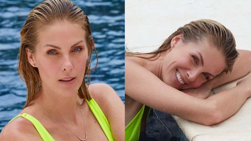 De biquíni, Ana Hickmann faz pose estratégica e ostenta bumbum invejável: "Gata” - Reprodução / Instagram