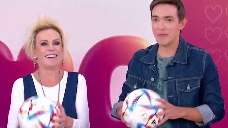 Ana Maria Braga recebe repórter gato e não se segura - Reprodução/TV Globo