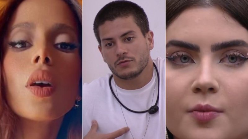 BBB22: Jade ou Arthur? Anitta define sua torcida: "A favor do entretenimento" - Reprodução / TV Globo