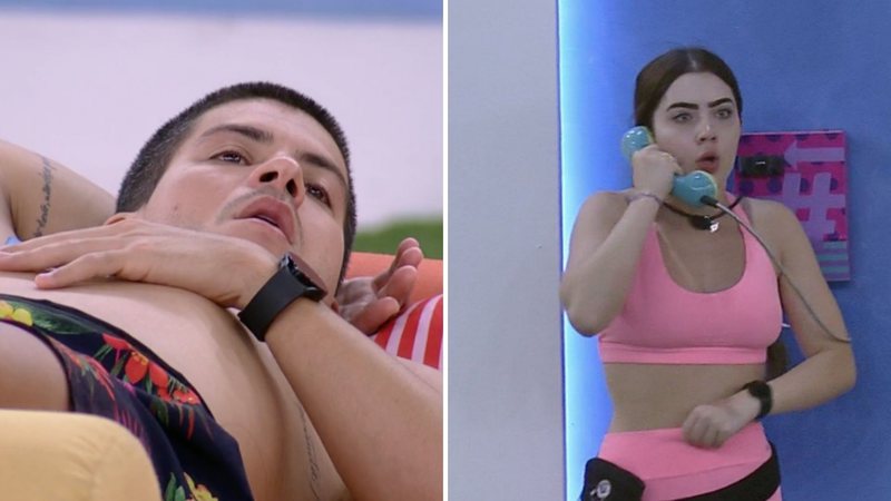 BBB22: Arthur debocha após emparedado por Jade: "Corpo nem esquentou" - Reprodução/TV Globo