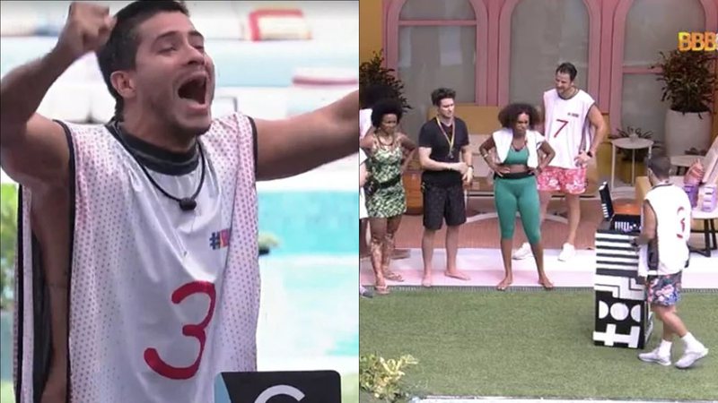 BBB22: Arthur Aguiar vence a Prova do Anjo pela 3ª vez; veja quem são os monstros - Reprodução/TV Globo