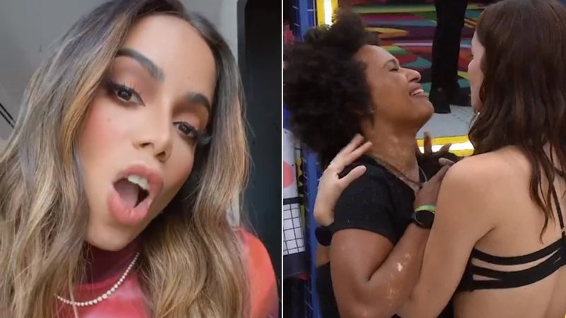 BBB22: Anitta se choca com comportamento de Natália e não perdoa: “Surtando” - Reprodução/Instagram/Globo