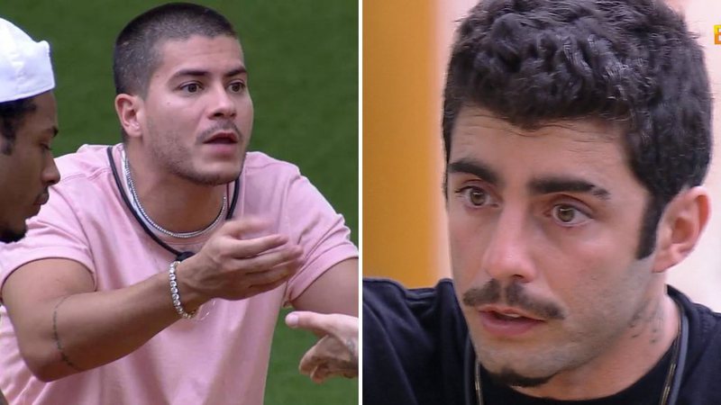 BBB22: Pedro Scooby enfrenta Arthur Aguiar em discussão: "Consciência tranquila" - Reprodução/TV Globo