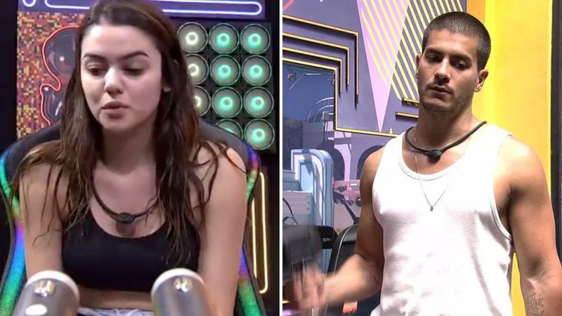 BBB22: Eslovênia fica com a pulga atrás da orelha após fala de Arthur: "Fiquei preocupada" - Reprodução/TV Globo