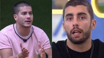 BBB22: Inconformado, Arthur Aguiar bate-boca com Pedro Scooby: “Não é férias” - Reprodução/Globo