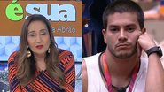 BBB22: Sonia Abrão sai em defesa de Arthur Aguiar e detona sister - Reprodução/Globo/RedeTV!