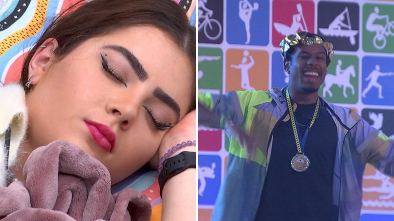 BBB22: Desfeita? Jade Picon vai dormir na festa em homenagem ao seu par, Paulo André - Reprodução/TV Globo