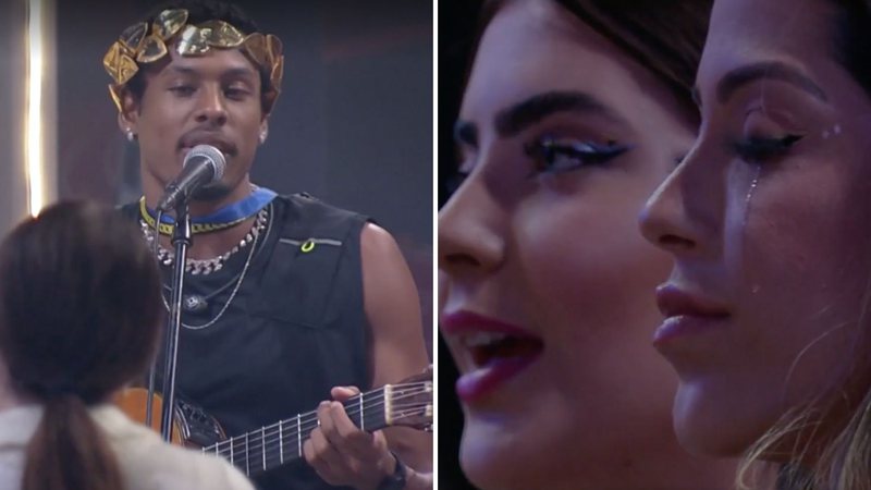 BBB22: E a Jade? Paulo André surpreende e dedica música para Lais: "Em homenagem" - Reprodução/TV Globo