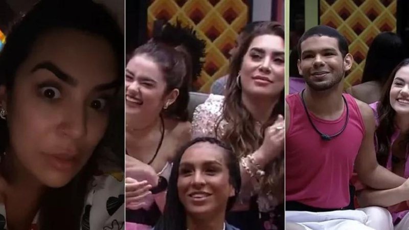 BBB22: Naiara acusa sister de mau agouro após saída de Vyni: "Passei pelo mesmo" - Reprodução/TV Globo