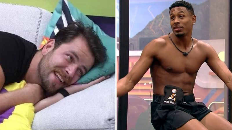 BBB22: Gustavo perde a linha e passa cantada em PA: "Sem nada é melhor" - Reprodução/TV Globo