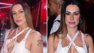 Sempre ousada, Cleo causa ao ir a festival sem sutiã e com look fetichista - AgNews