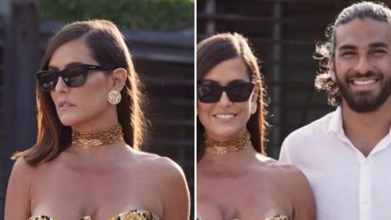 Deborah Secco surge com vestido sexy e rouba a cena em casamento: "Deslumbrante" - Reprodução/TV Globo