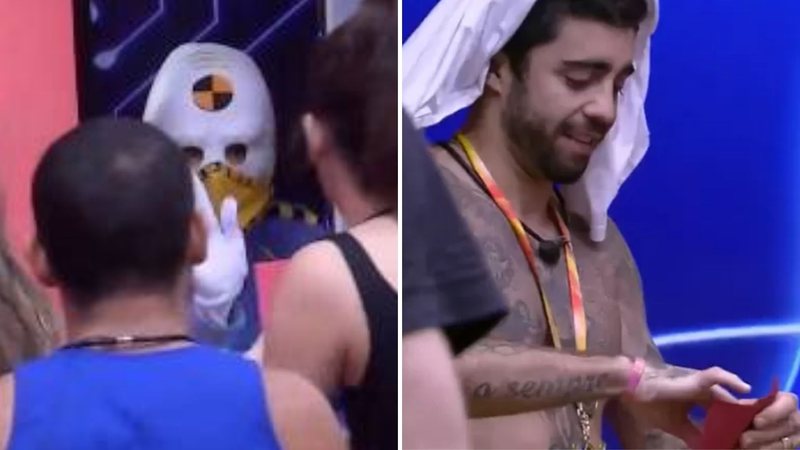 BBB22: Dummy entrega bilhete a Pedro Scooby e confunde brothers: "Tiraram onda" - Reprodução/TV Globo