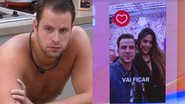 BBB22: Imóvel, Gustavo encara foto de Laís e vira piada na web: "Último romântico" - Reprodução/TV Globo