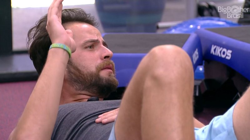 Gustavo e Lucas se uniram para falar sobre Eliezer no BBB22 - Reprodução/TV Globo