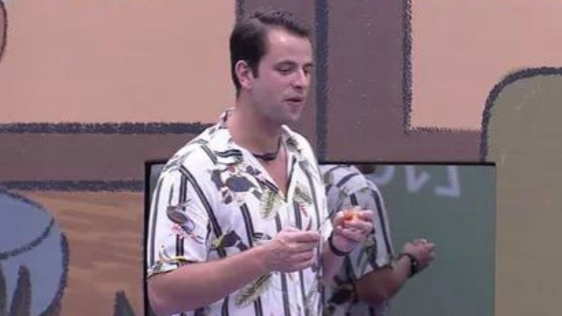 BBB22: Gustavo prevê própria eliminação e diz para sister: "Vai ficar feliz" - Reprodução/TV Globo