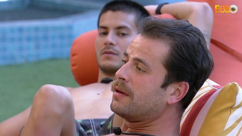 Gustavo se irritou com a falta de higiene de seus colegas de confinamento no BBB22 - Reprodução/TV Globo