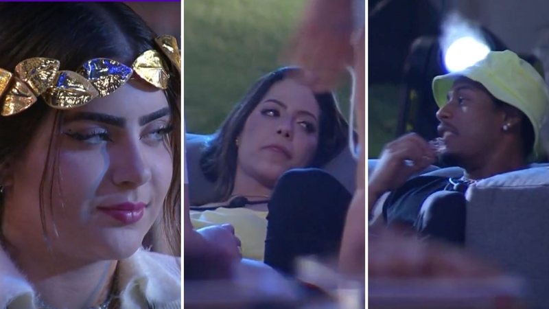 BBB22: Jade e Laís fazem proposta ousada para Paulo André que nega: "Não estou a fim" - Reprodução/TV Globo