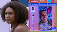 Jessilane percebeu que Arthur Aguiar não está muito bem no BBB22 - Reprodução/TV Globo