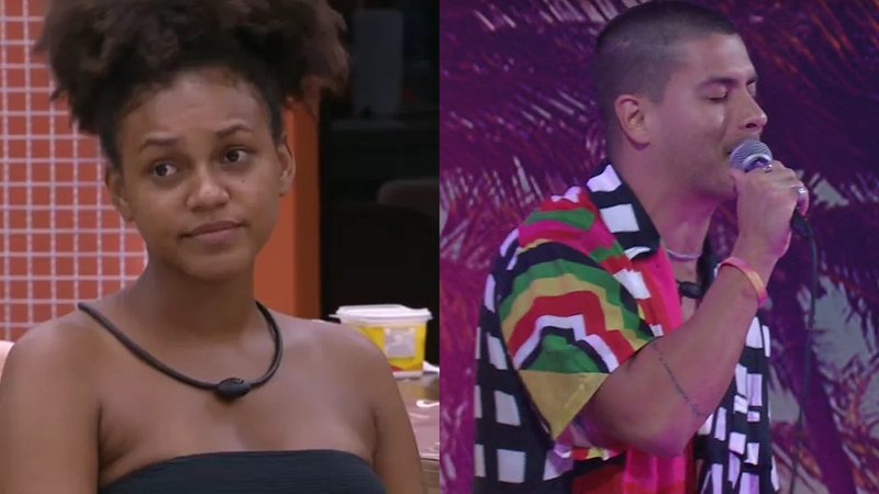 Jessilane não gostou de ver que Arthur Aguiar não quis socializar antes de sua festa do líder no BBB22 - Reprodução/TV Globo