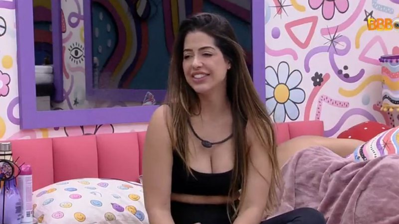 Presente no nono paredão do BBB22, Laís pediu para que mulheres não sejam mais eliminadas no reality show - Reprodução/TV Globo