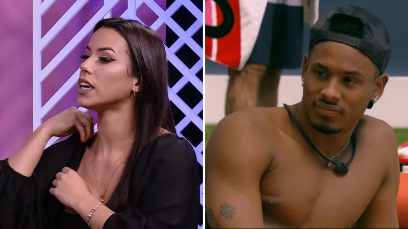 Após o BBB22, Larissa confessa vontade de ficar com Paulo André: "Quem não?" - Reprodução/TV Globo