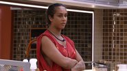 Linn da Quebrada comentou com Jessilane sobre a escolha de Lucas para o almoço do anjo - Reprodução/TV Globo