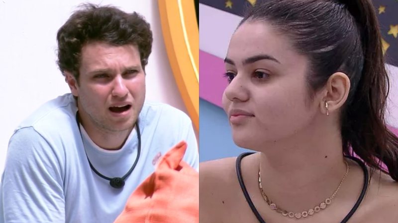 BBB22: É o fim? Lucas fica sentido após afastamento de Eslô: "É difícil" - Reprodução/TV Globo