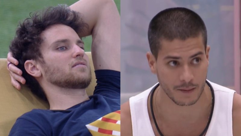 BBB22: Lucas reclama em voz alta de Arthur: "Quando ele precisou, eu estava lá" - Reprodução / TV Globo