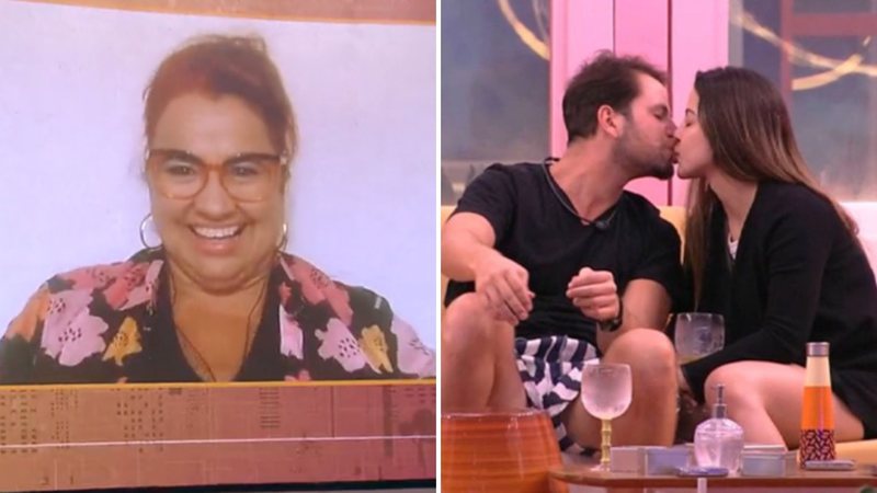 Sincerona, mãe de Gustavo do BBB22 não espera romance com Laís: "Foi uma surpresa" - Reprodução/TV Globo