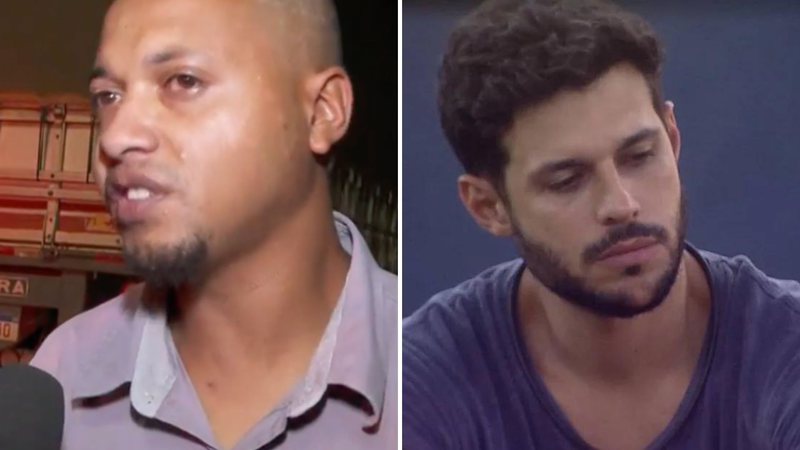 Motorista do ex-BBB Rodrigo Mussi surge abalado: "Devo ter dado uma cochilada" - Reprodução/TV Globo