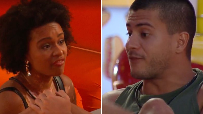 BBB22: Natália desmascara Arthur que se irrita: "Você não pode falar sobre mim" - Reprodução/TV Globo