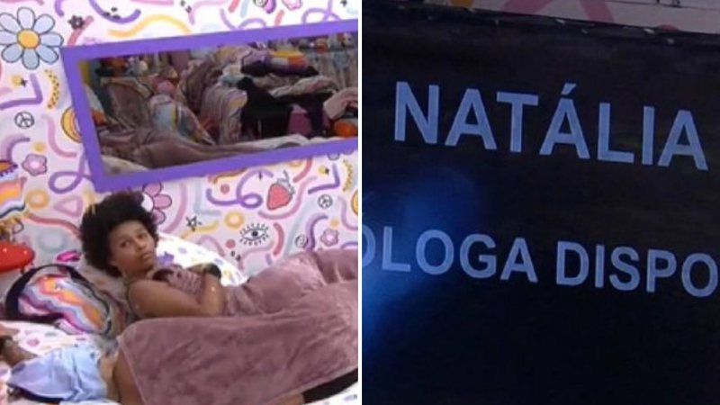 BBB22: Natália é acordada após aviso da produção para atendimento no confessionário - Reprodução/TV Globo