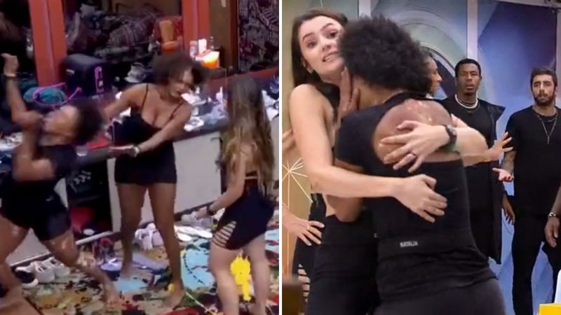 BBB22: Natália surta, joga cadeiras e deixa brothers assustados: "Não aguento mais" - Reprodução/TV Globo