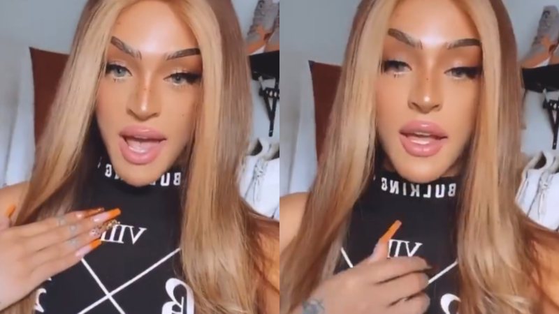 Pabllo Vittar desabafa sobre ataques nas redes e deixa fãs preocupados - Instagram