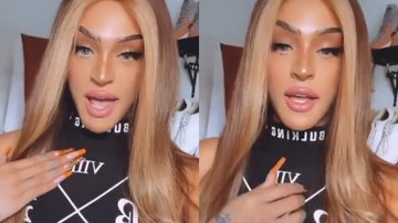 Pabllo Vittar desabafa sobre ataques nas redes e deixa fãs preocupados - Instagram