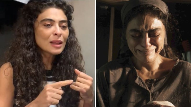 Em seu camarim, a atriz Juliana Paes contou os bastidores da sequência onde o filho de Maria Marruá é assassinado; confira - Reprodução/TV Globo