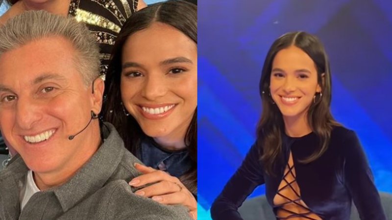 Exagerado? Look chiquérrimo de Bruna Marquezine no 'Domingão' divide opiniões - Reprodução / Instagram / TV Globo