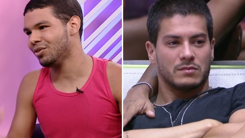 BBB22: Eliminado, Vyni surpreende e detona Arthur Aguiar: "Um personagem" - Reprodução/TV Globo