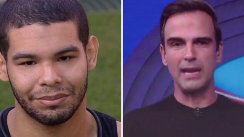 BBB22: Tadeu Schmidt interrompe Vyni e dá bronca ao vivo: "Com licença" - Reprodução/TV Globo