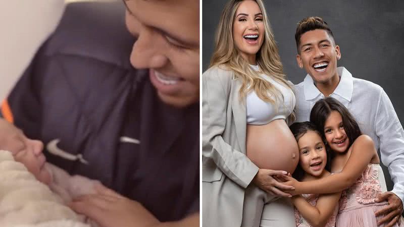 Que emoção! Nasce terceira filha do jogador de futebol, Roberto Firmino: “Abundância do amor” - Reprodução/Instagram